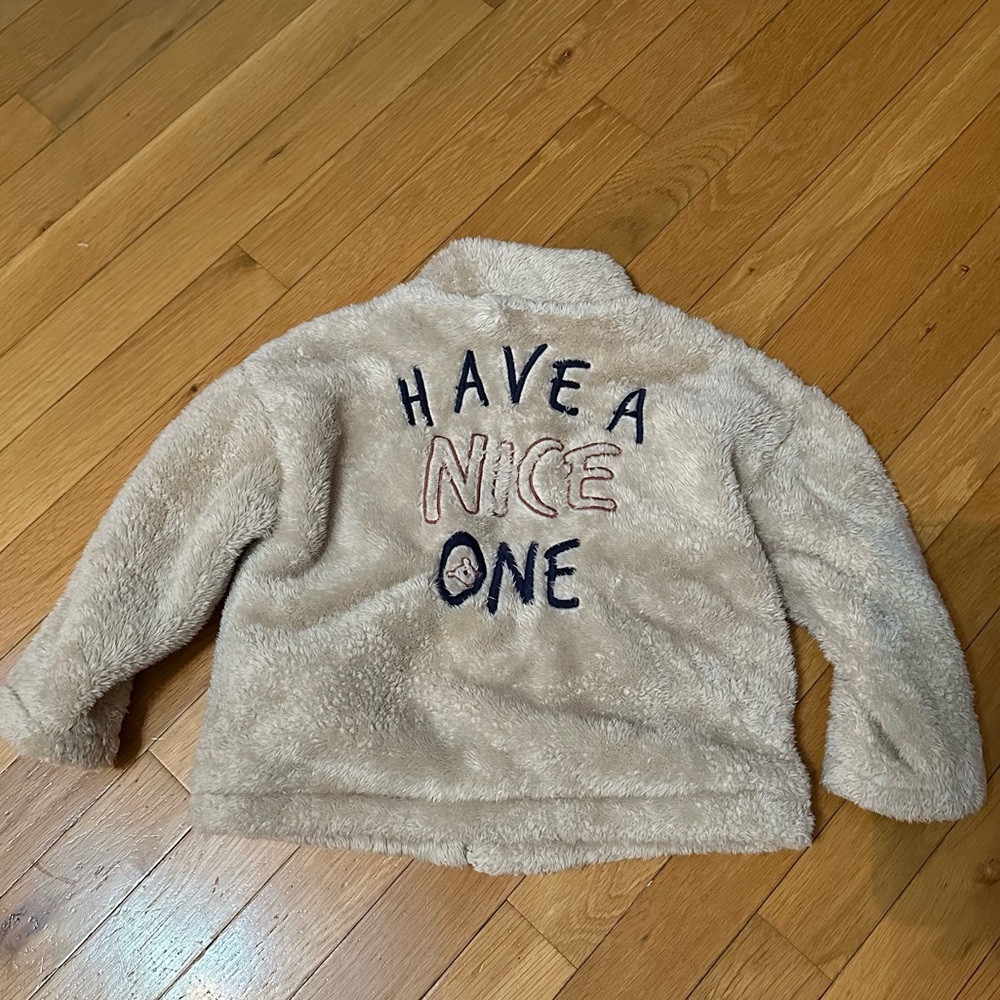 Zara furry jacket